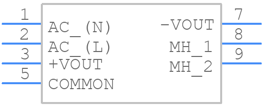TMM40215 - Traco Power - PCB symbol