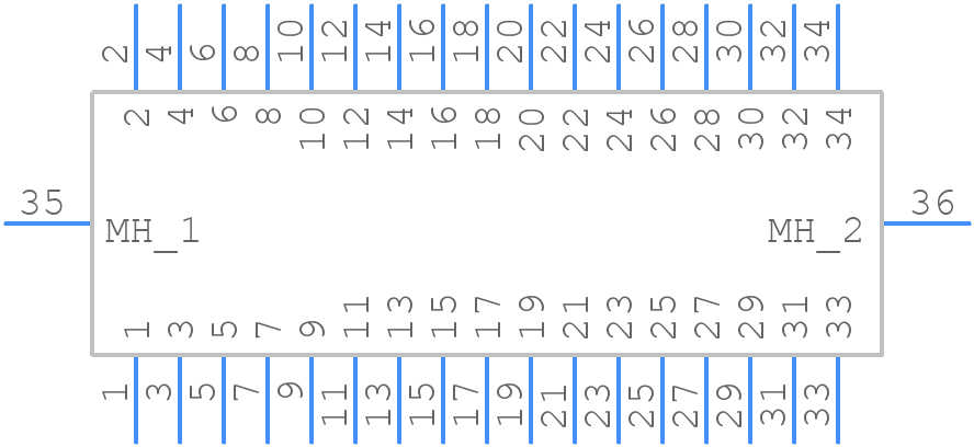 7100251551 - 3M - PCB symbol