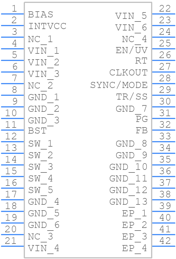 LT8645SAAV#PBF - Analog Devices - PCB symbol