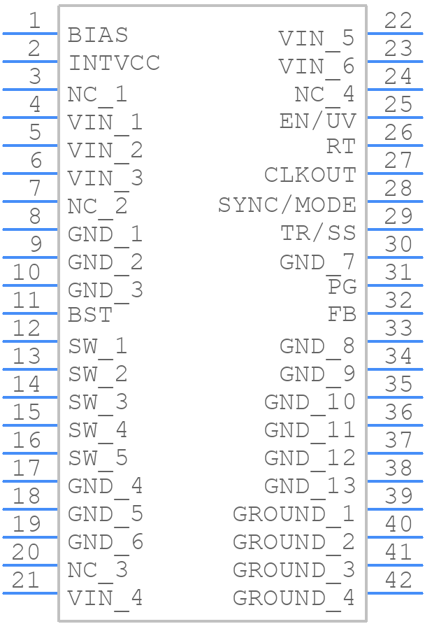 LT8645SAAV#WPBF - Analog Devices - PCB symbol