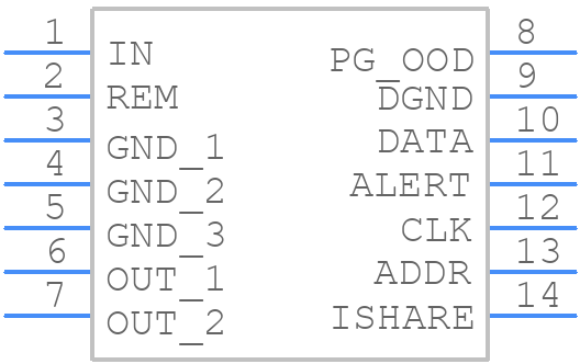 ADPM12160CMLZCH - Analog Devices - PCB symbol