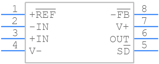 LT1189CN8#PBF - Analog Devices - PCB symbol