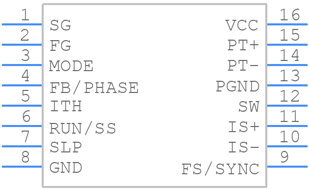 LTC3726EGN#TRPBF - Analog Devices - PCB symbol