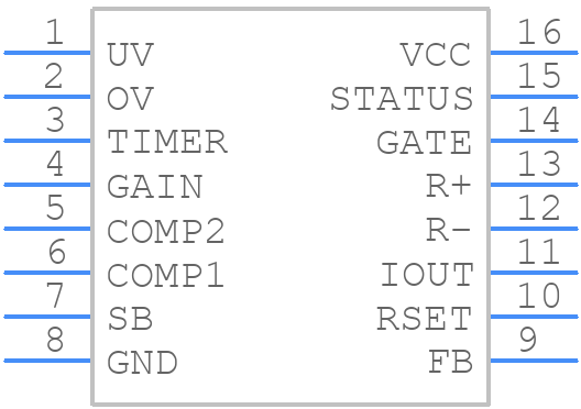 LTC4350CGN#PBF - Analog Devices - PCB symbol