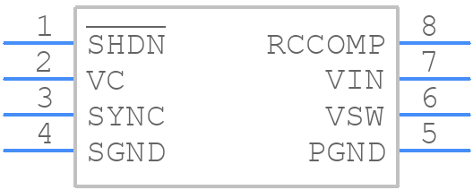 LT1424IS8-5#TRPBF - Analog Devices - PCB symbol