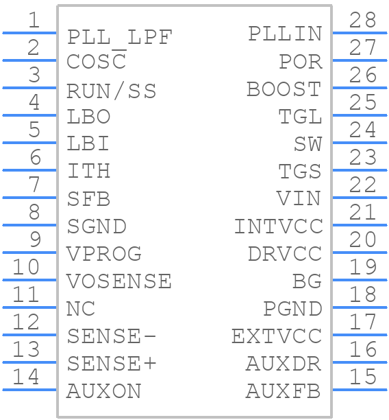 LTC1437ACG#TRPBF - Analog Devices - PCB symbol