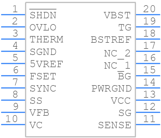 LT3781IG#TRPBF - Analog Devices - PCB symbol