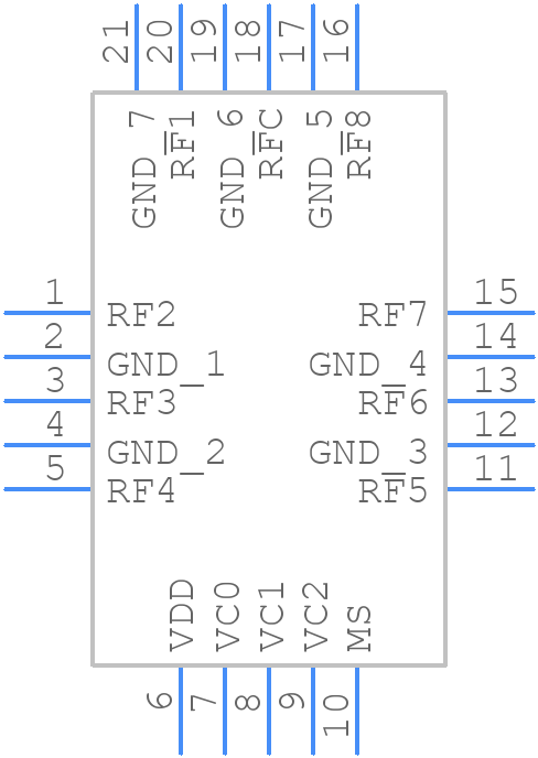 QPC2180TR7 - Qorvo - PCB symbol