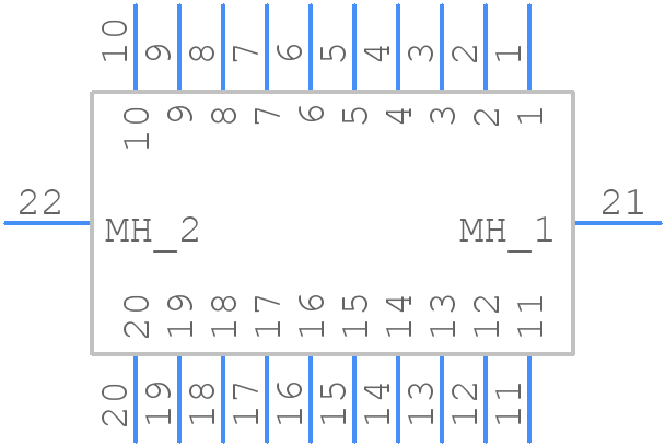 221VL20F26 - Nicomatic - PCB symbol