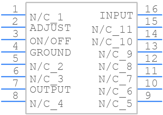 5962-9650502QXA - Texas Instruments - PCB symbol