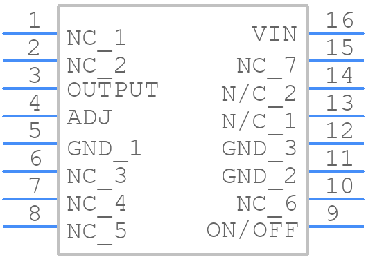 5962-9166703QYA - Texas Instruments - PCB symbol