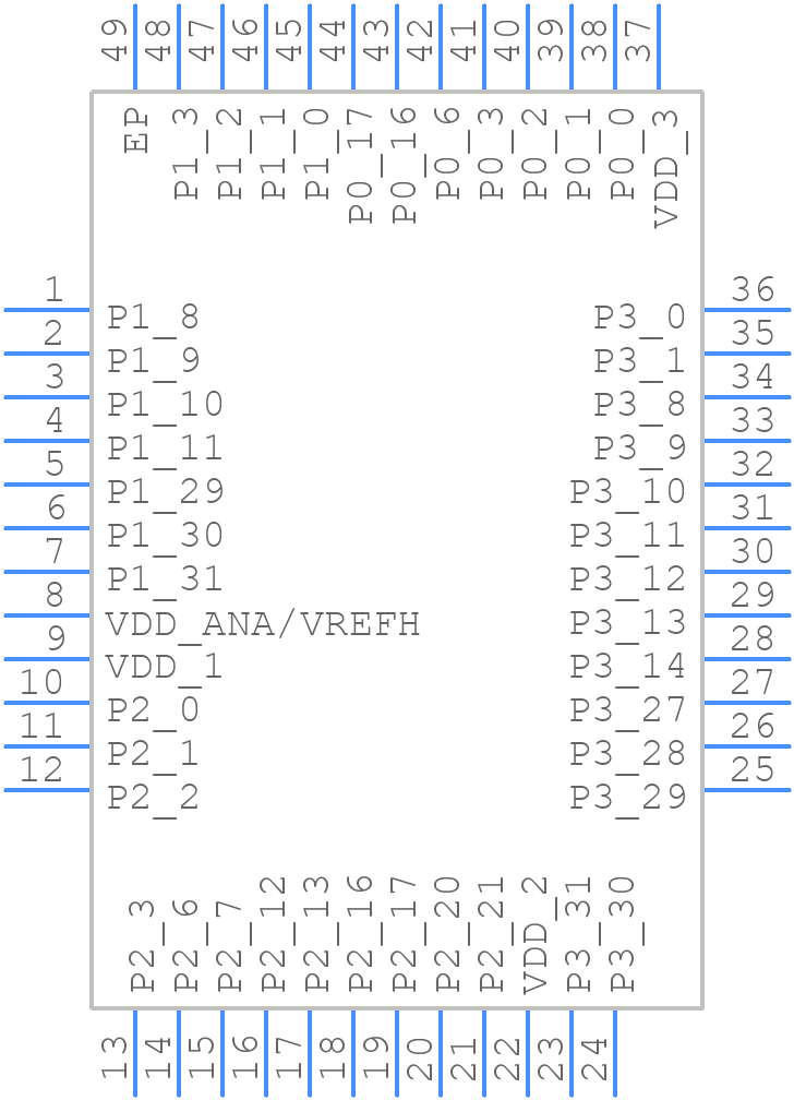 MCXA133VFT - NXP - PCB symbol
