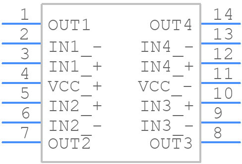TSB624IYDT - STMicroelectronics - PCB symbol