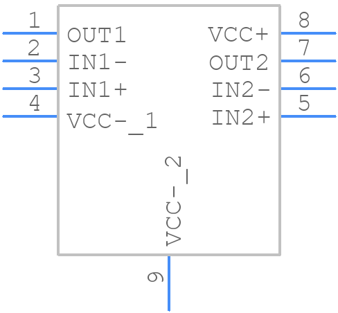 TSZ152IQ3T - STMicroelectronics - PCB symbol