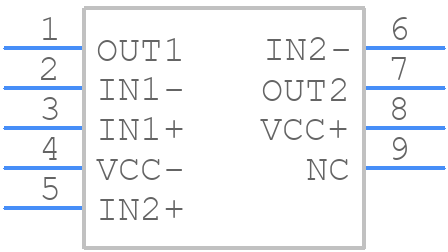 LM2903BYQ3T - STMicroelectronics - PCB symbol