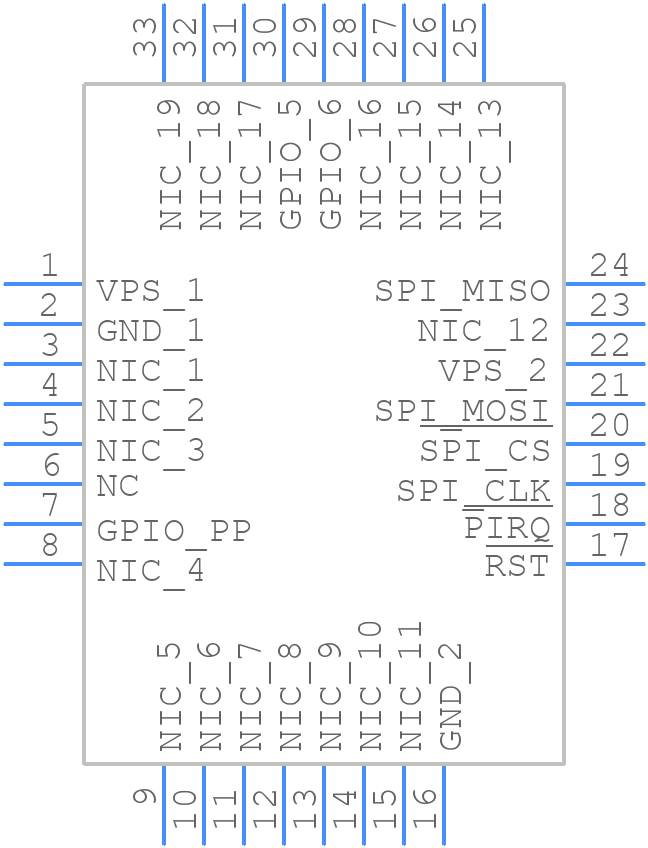ST33KTPM2X32DKJ5 - STMicroelectronics - PCB symbol