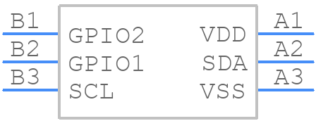 VD6283TAB45/1 - STMicroelectronics - PCB symbol