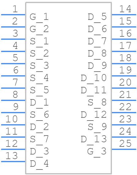 GANE1R8-100QBAZ - Nexperia - PCB symbol