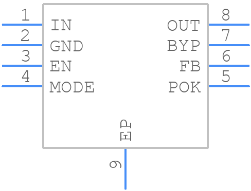 ADPL40505AATA+T - Analog Devices - PCB symbol