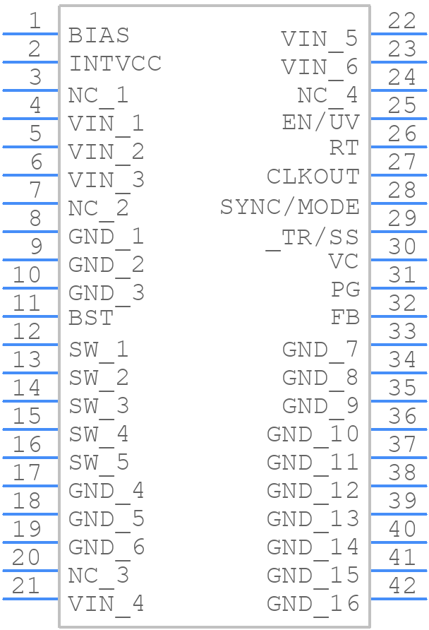 LT8646SAAV#TRPBF - Analog Devices - PCB symbol