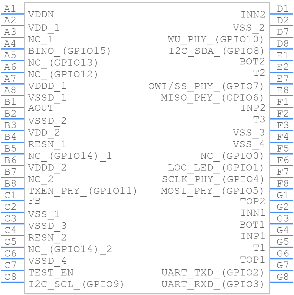 ZSSC3286CI8R - Renesas Electronics - PCB symbol