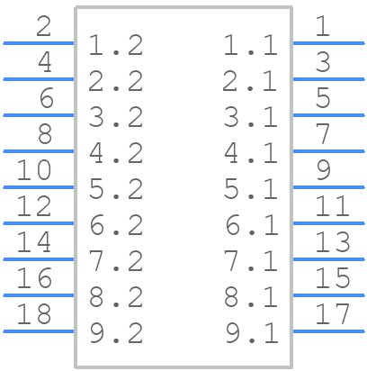 2213910009 - Molex - PCB symbol
