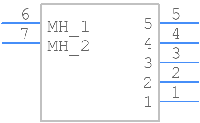2189890540 - Molex - PCB symbol