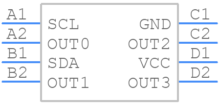 LP5814YCHR - Texas Instruments - PCB symbol