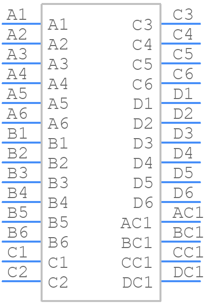 71BSF36-04B06N - Grayhill - PCB symbol