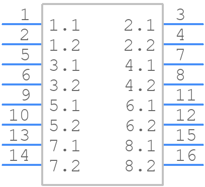 746-2308 - Wago - PCB symbol