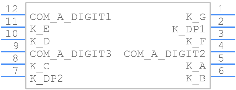 sdta28r2w - ChromeLED - PCB symbol