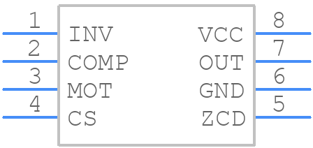 FAN7528MX - onsemi - PCB symbol
