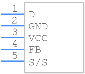 FS7M0880TU - onsemi - PCB symbol