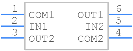 DDC144EU-7-F - Diodes Incorporated - PCB symbol