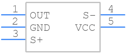 ZXCT1085E5TA - Diodes Incorporated - PCB symbol
