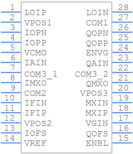 AD8348ARUZ - Analog Devices - PCB symbol