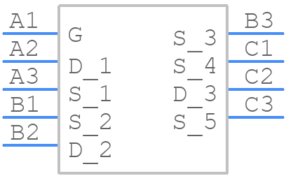 GANE011-080CBAZ - Nexperia - PCB symbol