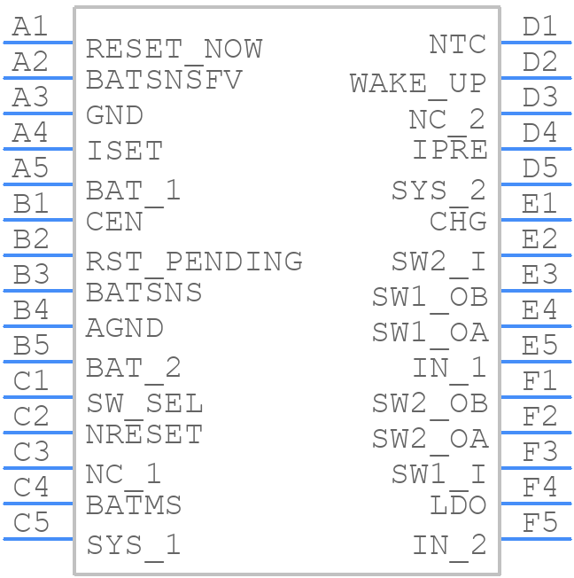 STBC02CJR - STMicroelectronics - PCB symbol