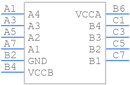 ST4G3234BJR - STMicroelectronics - PCB symbol
