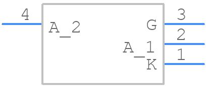 TN1625-600G - STMicroelectronics - PCB symbol
