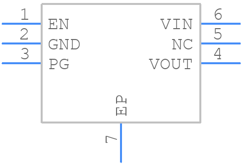 LD39100PU30R - STMicroelectronics - PCB symbol