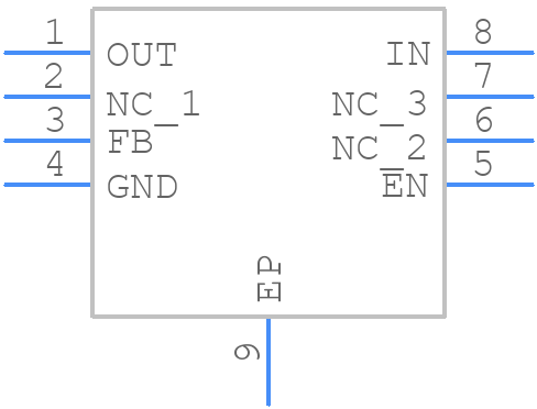 LD59100PU33R - STMicroelectronics - PCB symbol