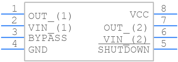 TS488IST - STMicroelectronics - PCB symbol