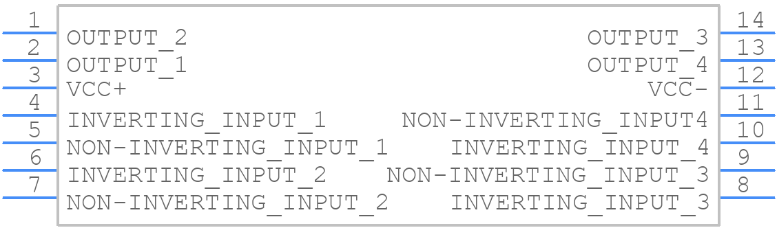 TS3704CN - STMicroelectronics - PCB symbol