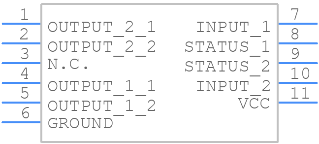 VND830MSPTR-E - STMicroelectronics - PCB symbol