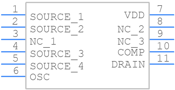 VIPER50ASP-E - STMicroelectronics - PCB symbol