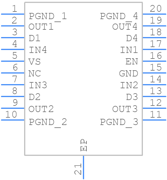 L9349-TR - STMicroelectronics - PCB symbol