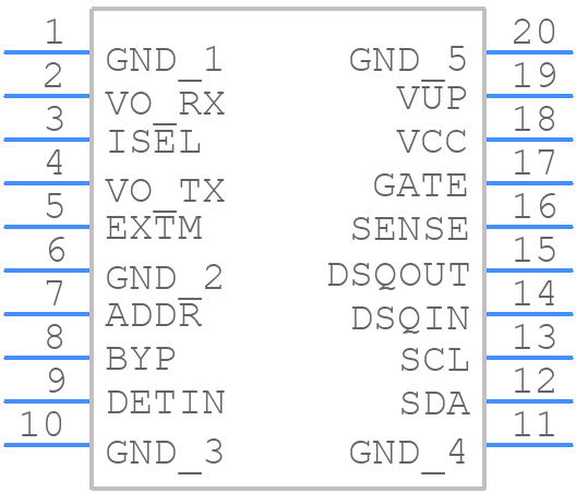 LNBH21PD-TR - STMicroelectronics - PCB symbol