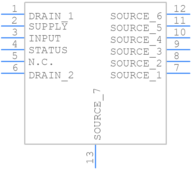 VNL5030J-E - STMicroelectronics - PCB symbol