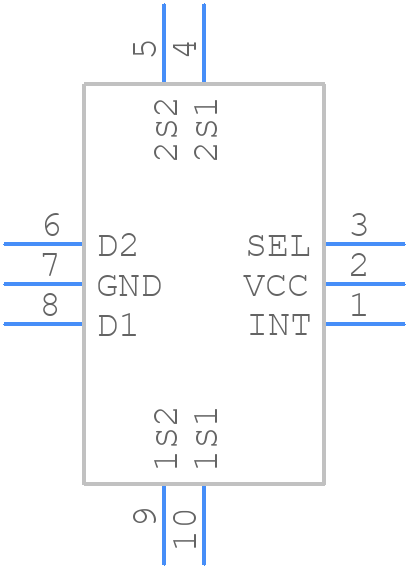 STG3220QTR - STMicroelectronics - PCB symbol